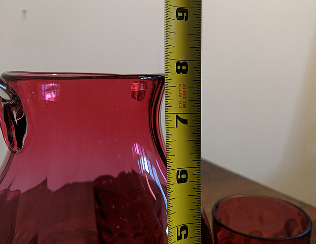 cranberry glass pitcher and tumbler set-5.jpg